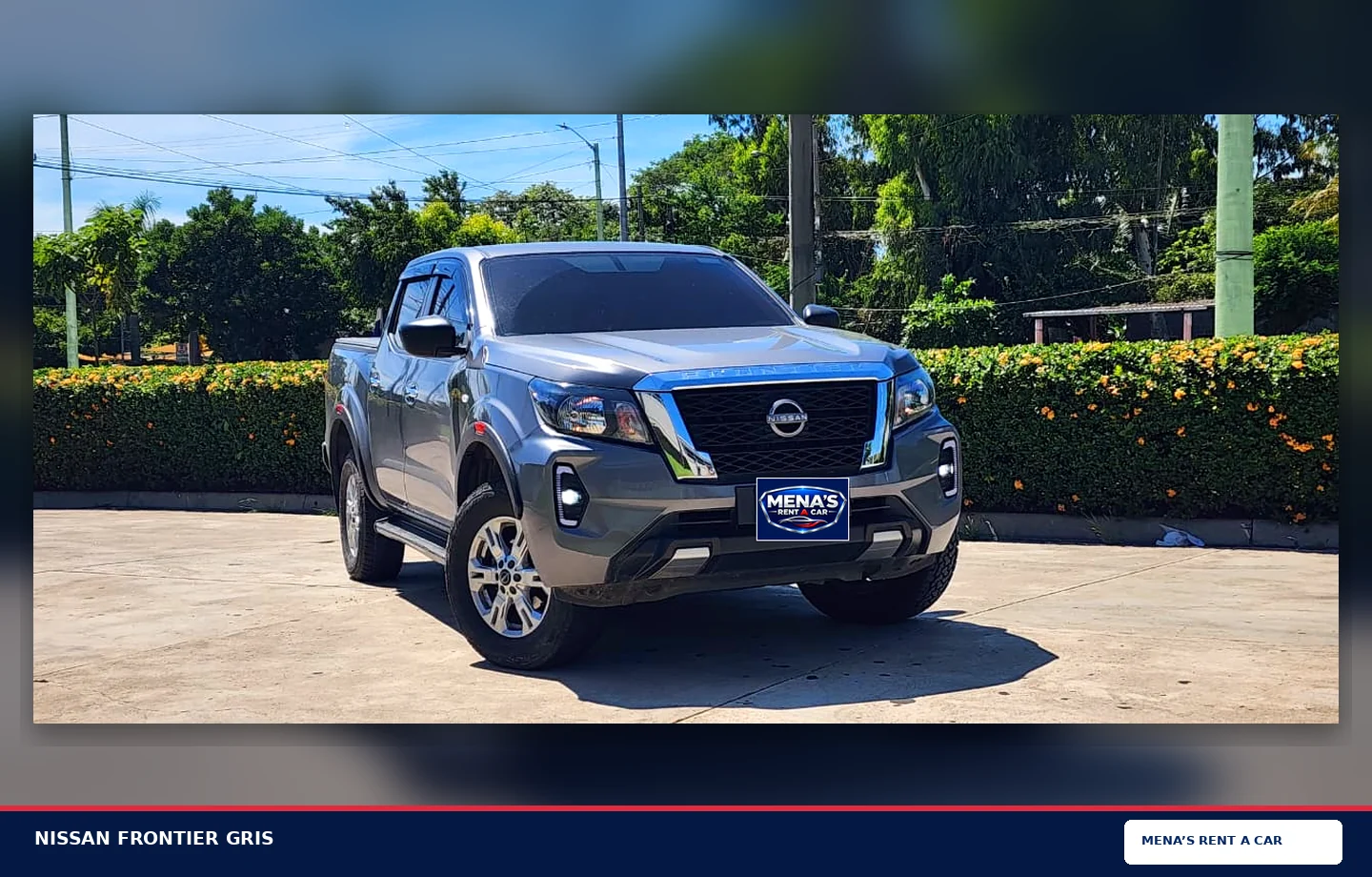 Photo of Grey Nissan Frontier shared for Mena’s rental fleet