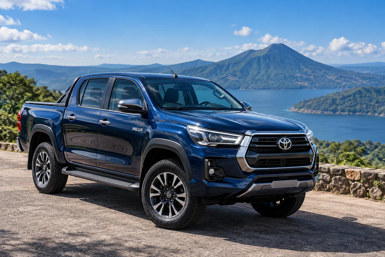 Imagen ilustrativa generada digitalmente del Toyota Hilux 2024